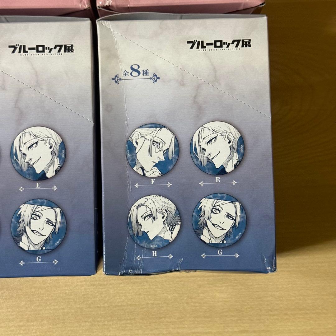 ブルーロック展　缶バッジ　ミヒャエル・カイザー　黒名　蘭世