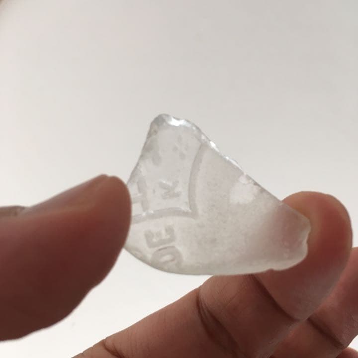 【一点モノ】湘南のビーチグラス、字入り紋入りレアモノ‼️