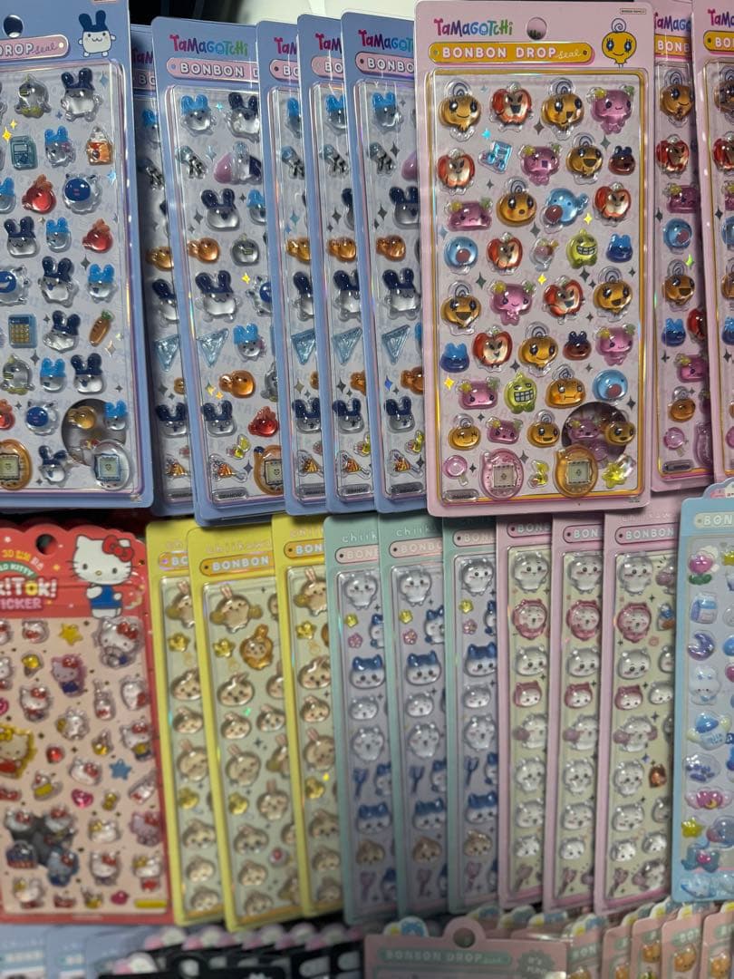 ボンボンドロップシール129枚大量セット