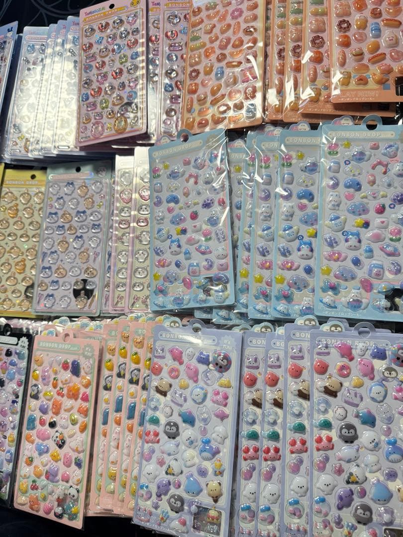 ボンボンドロップシール129枚大量セット