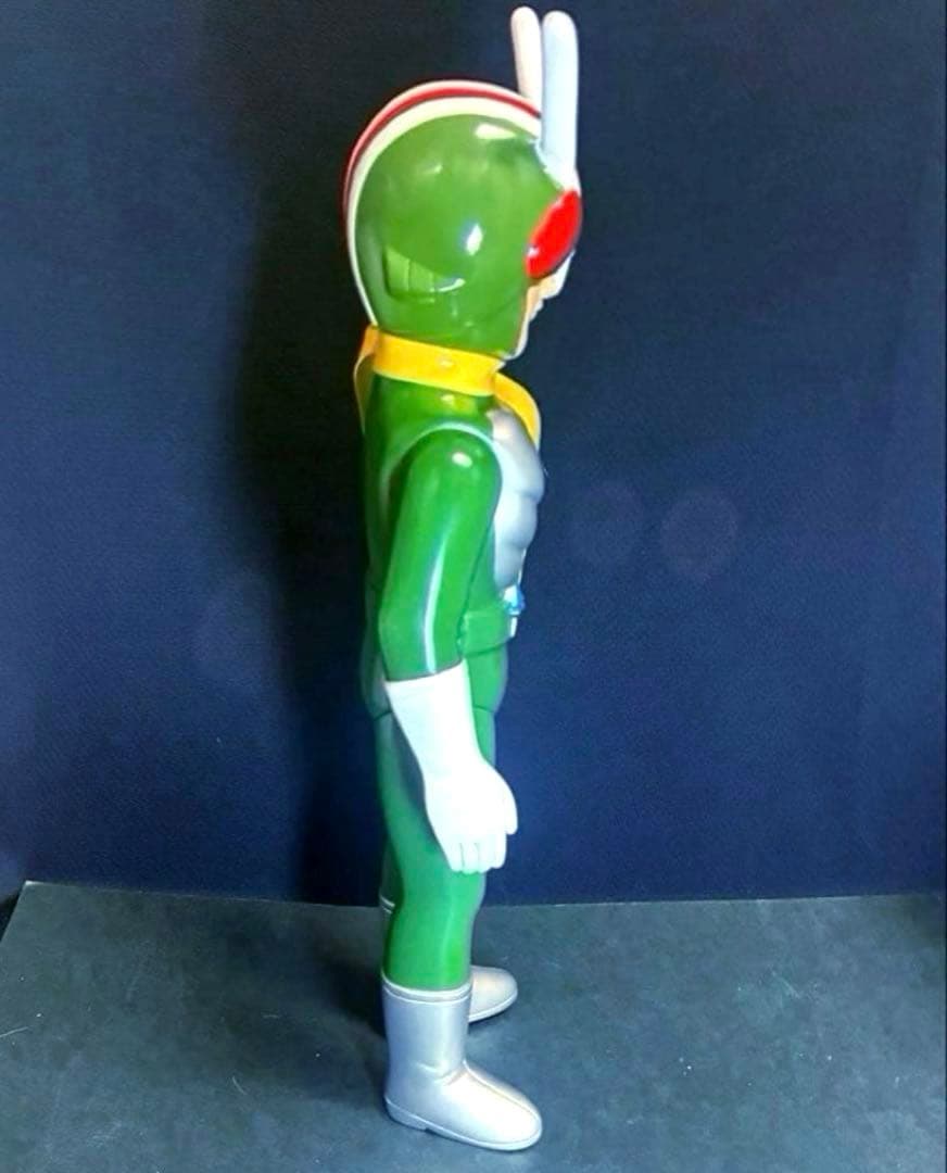 ■ パチ ライダーマン ソフビ 大サイズ 緑