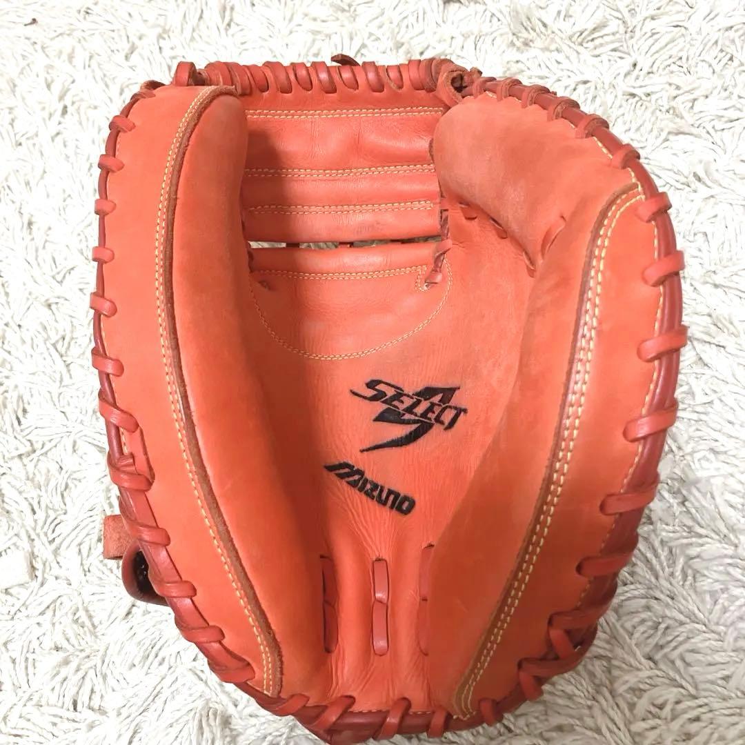 【美品】MIZUNO セレクト9 キャッチャーミット　少年　軟式