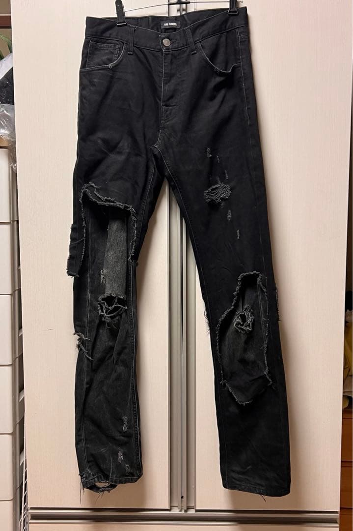 （確実正規品）RAFSIMONS 19/20AWデストロイパンツ