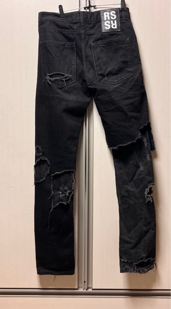 （確実正規品）RAFSIMONS 19/20AWデストロイパンツ