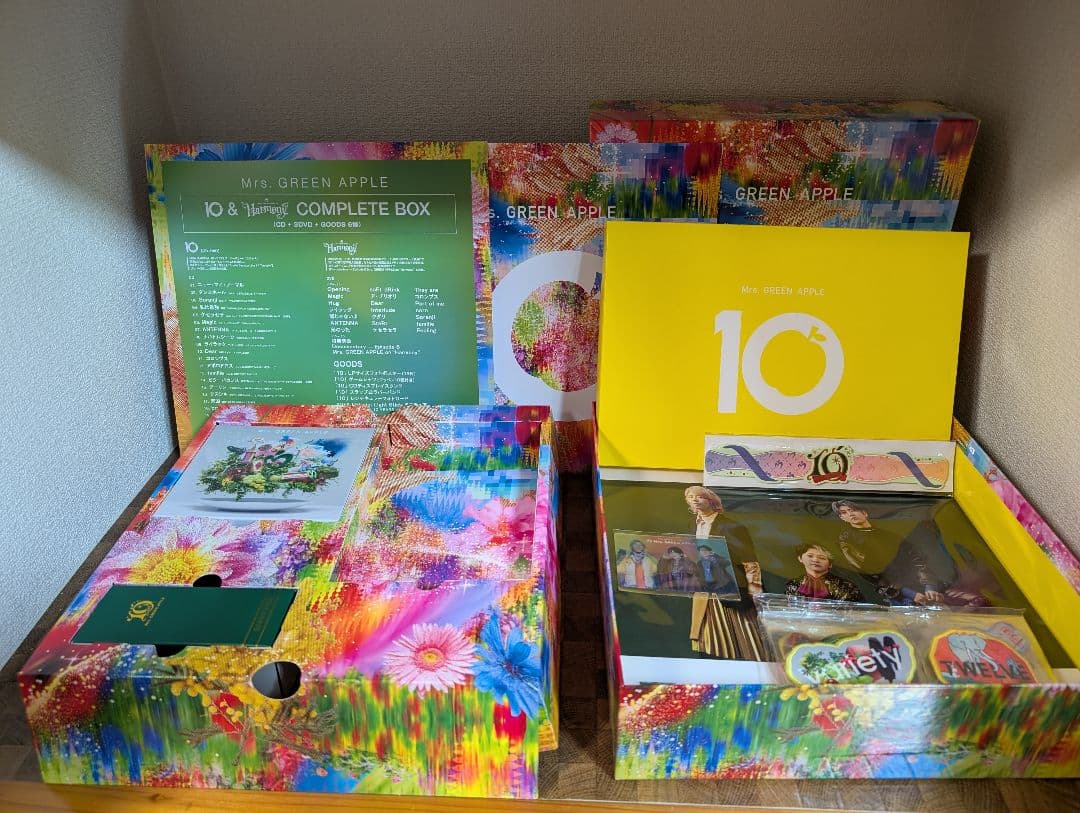 Mrs. GREEN APPLE 10周年 完全ボックス【CDとグッズのみ】