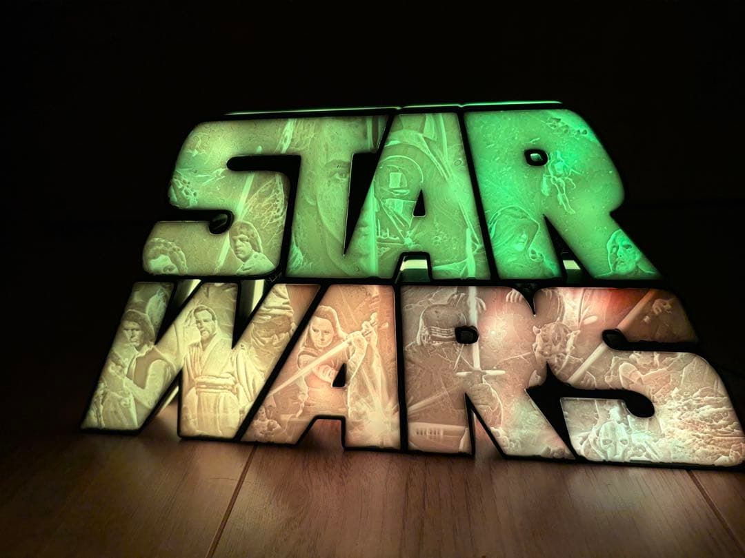 スターウォーズ STARWARS ライト リモコン付き 多色機能