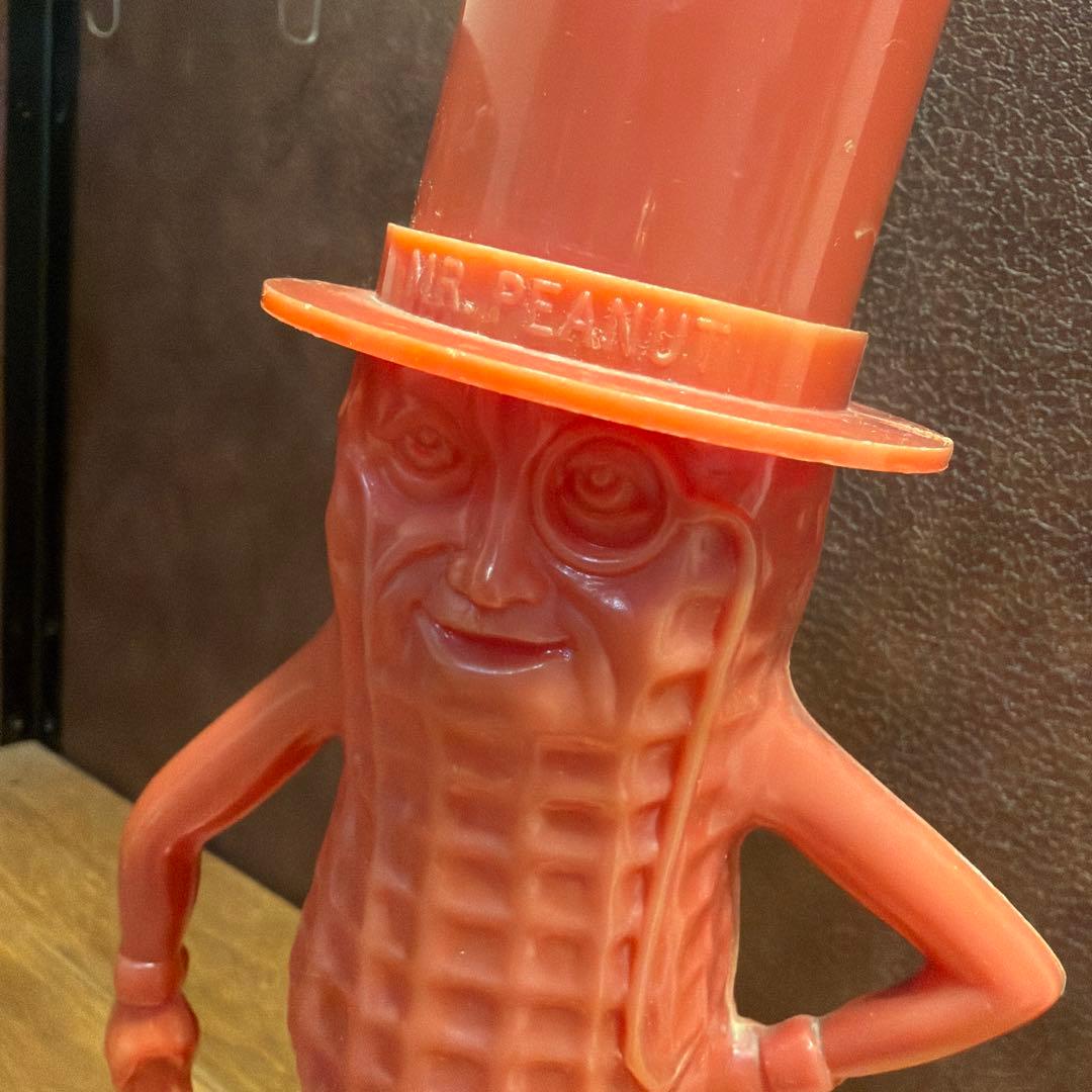 ミスターピーナッツ ビンテージバンク 貯金箱 アドバタイジングフィギュア赤