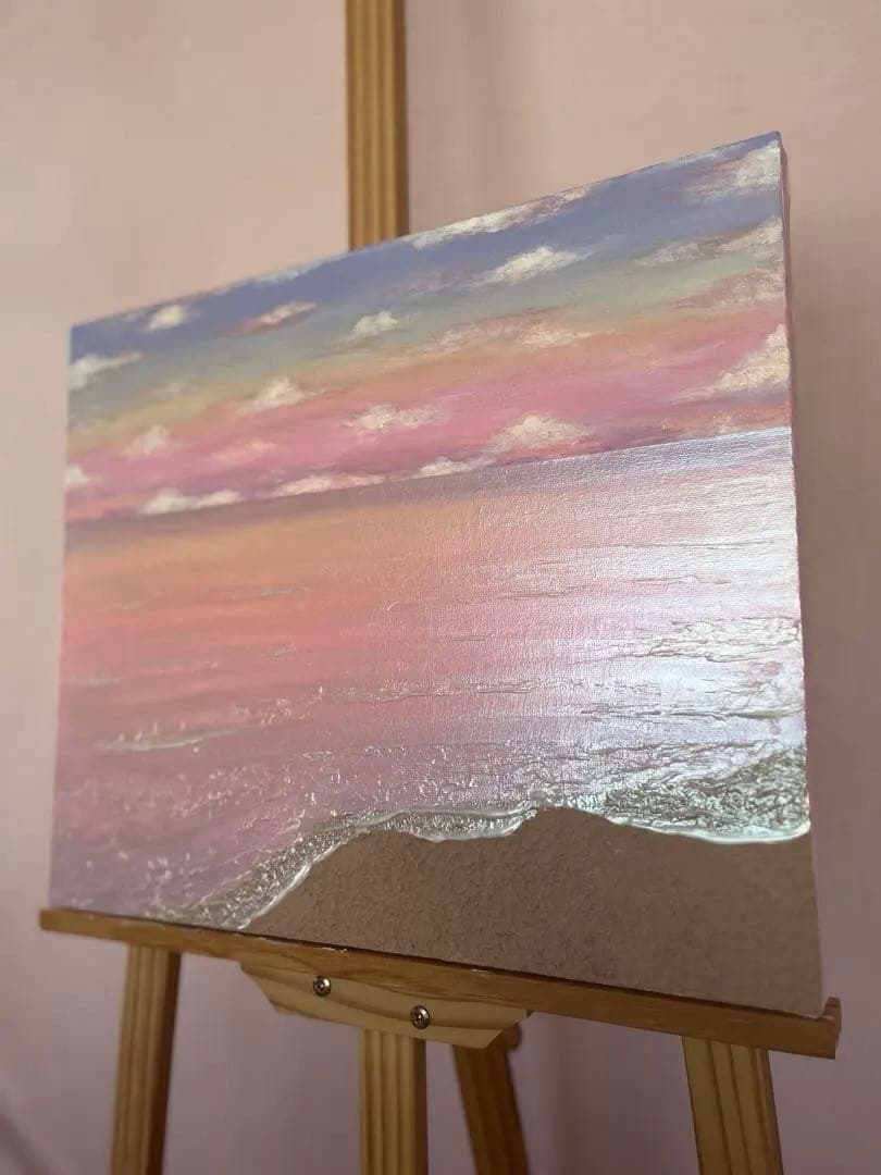 【kih様　リクエスト作品】海の風景 テクスチャーアート 海の絵 海 海アート