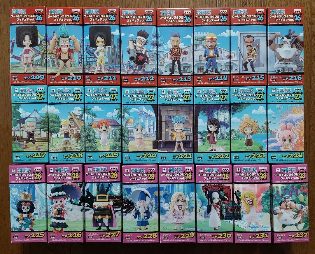 ワンピース ワールドコレクタブルフィギュア 全216体