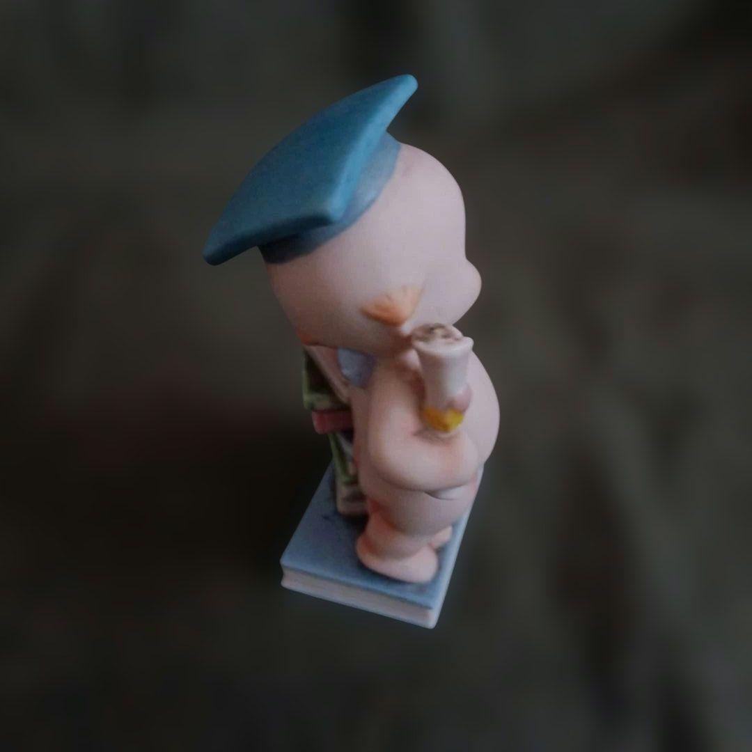 加藤工芸　子供の陶器フィギュア4体セット