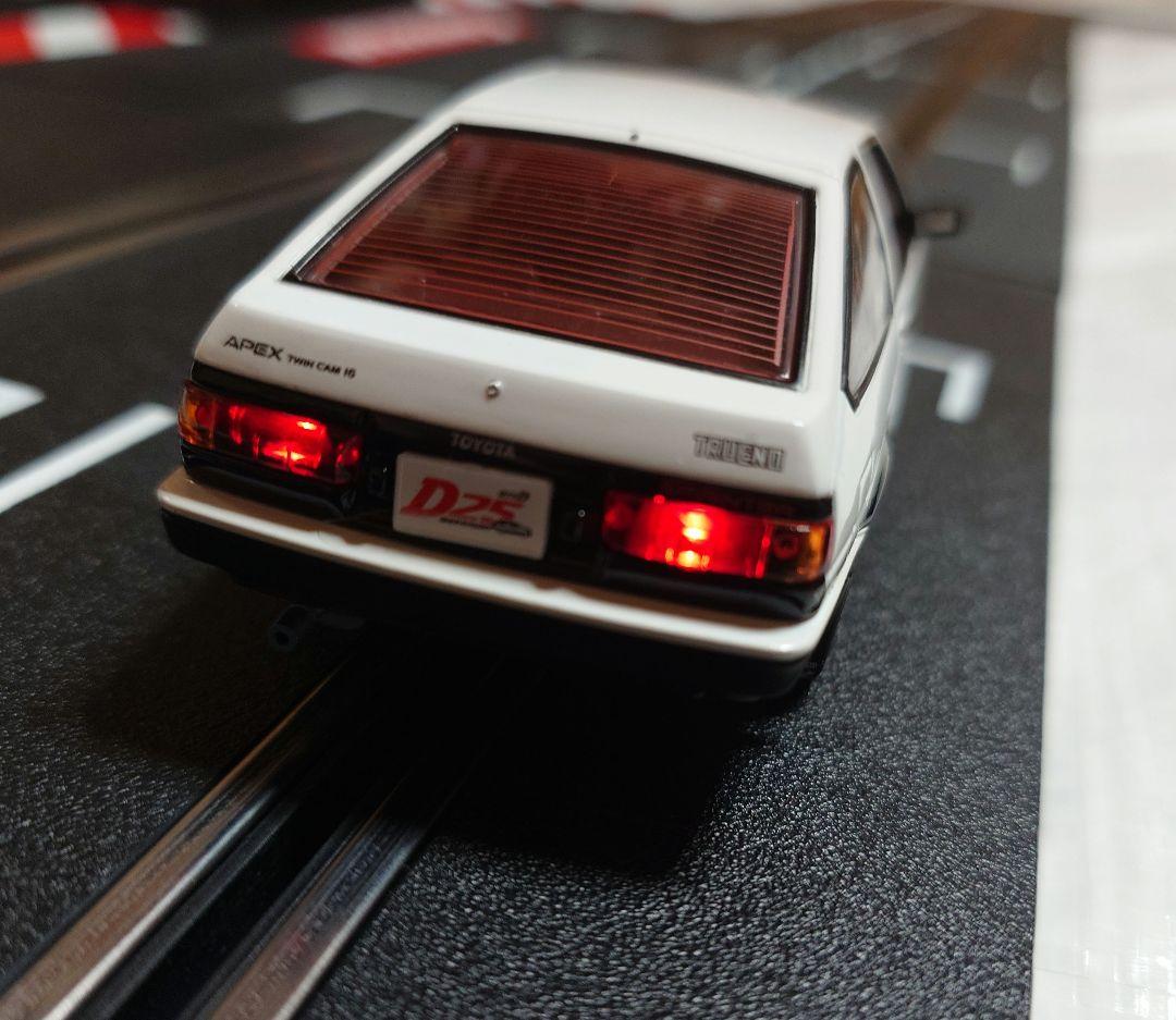 カレラデジタル①頭文字DスロットカーAE86②レーンチェンジオーバルコースセット