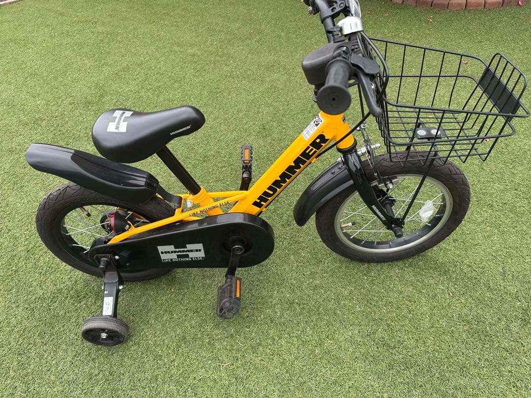 子供用自転車 ハマーキッズ14-TZ（イエロー）14インチ　引き取り希望