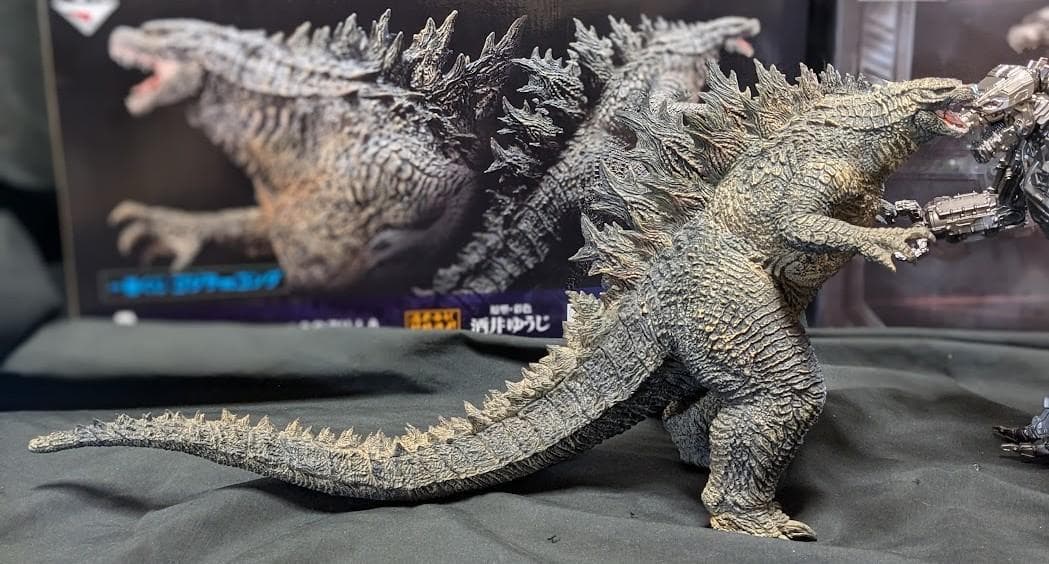 一番くじゴジラ＆メカゴジラ（バンプレスト）モンスターバース版 ソフビ２体セット