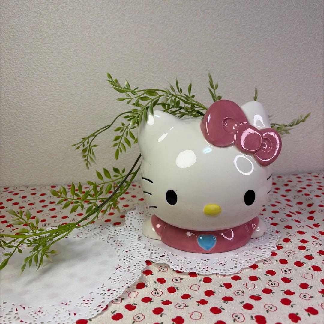 【激レア・希少】ハローキティ 陶器 豪華7点セット 蚊取り線香入れ 鉢カバー 他