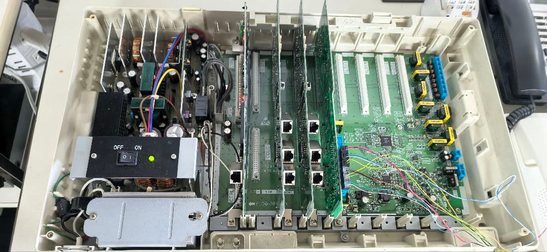 動作確認済　サクサ SAXA AGREA Hm700Ⅱ Pro 電話機セット