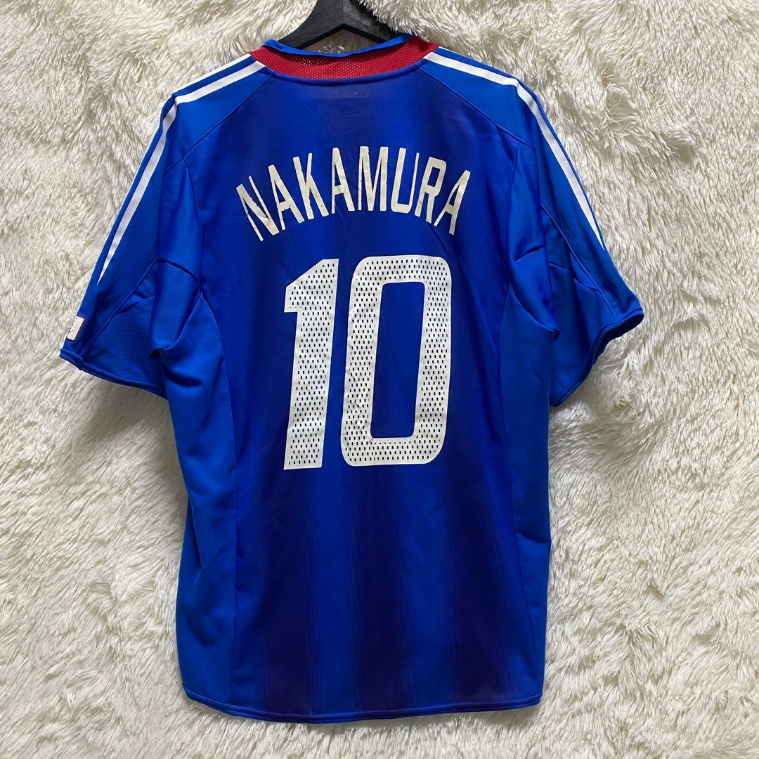 adidas サッカー日本代表 ユニフォーム L サイズ　中村俊輔 日本製