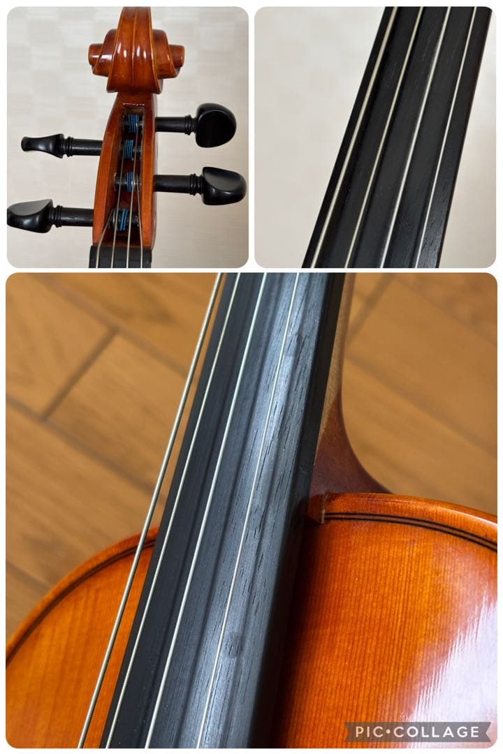 【極美品】スズキ　ビオラ　No.2 2002年　15.5インチ　虎杢