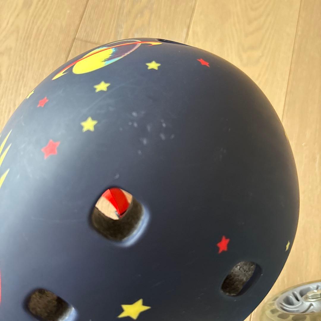 SAORI　マイクロ　スクーター キッズ LED ヘルメットmicro