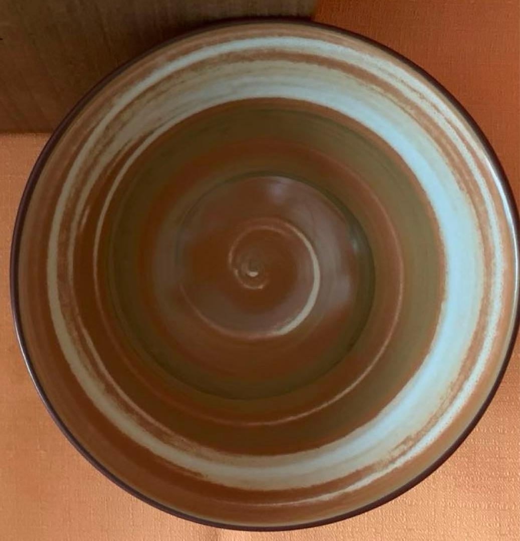 無名異焼　玉翠軒国三窯　渡辺国三　作　高級　茶碗　共箱　美品