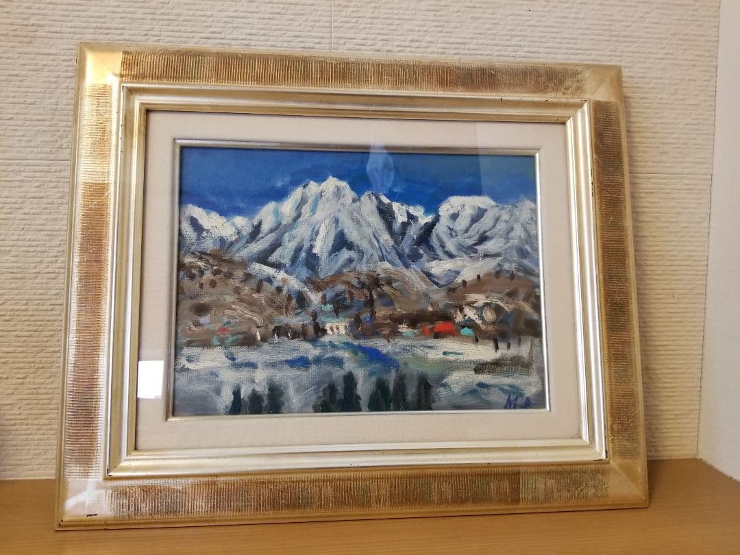 油絵 額縁付き