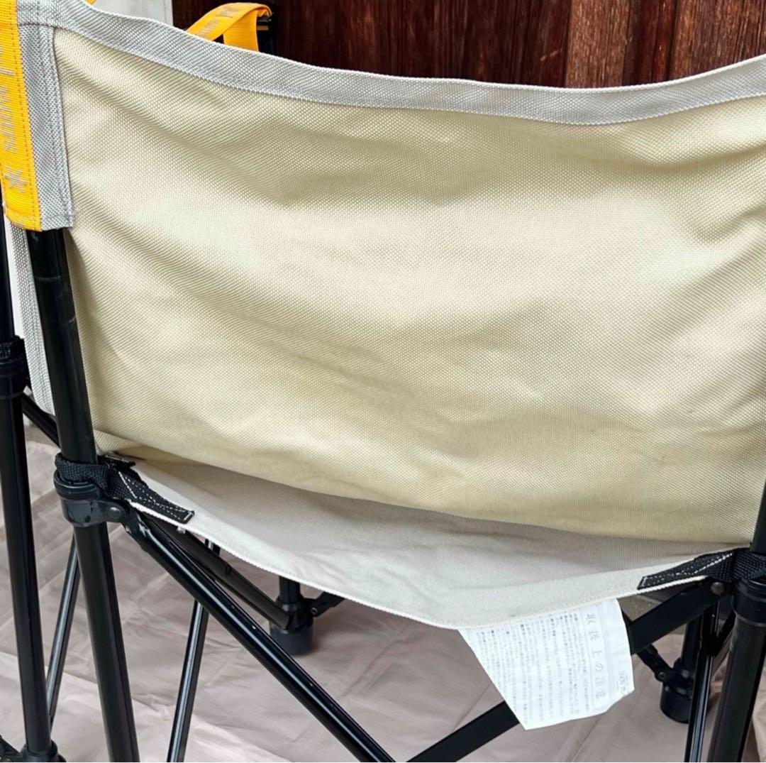 【廃盤レア】　2脚セット　peak チェア　イエロー　自立　アウトドア