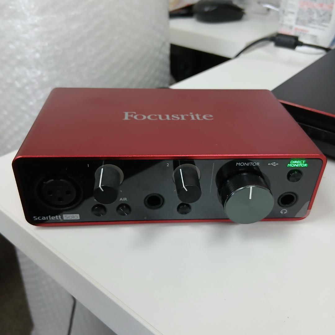【ジャンク】Focusrite Scarlett Solo Studio