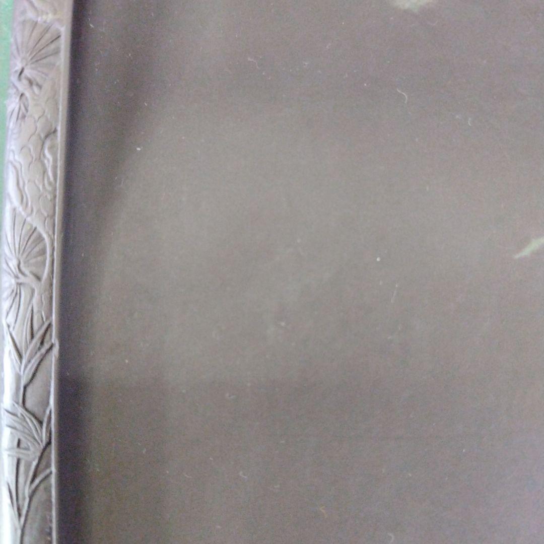 坑仔巌端渓　　20㎝ｘ12.5㎝ｘ4.5㎝　　実用硯