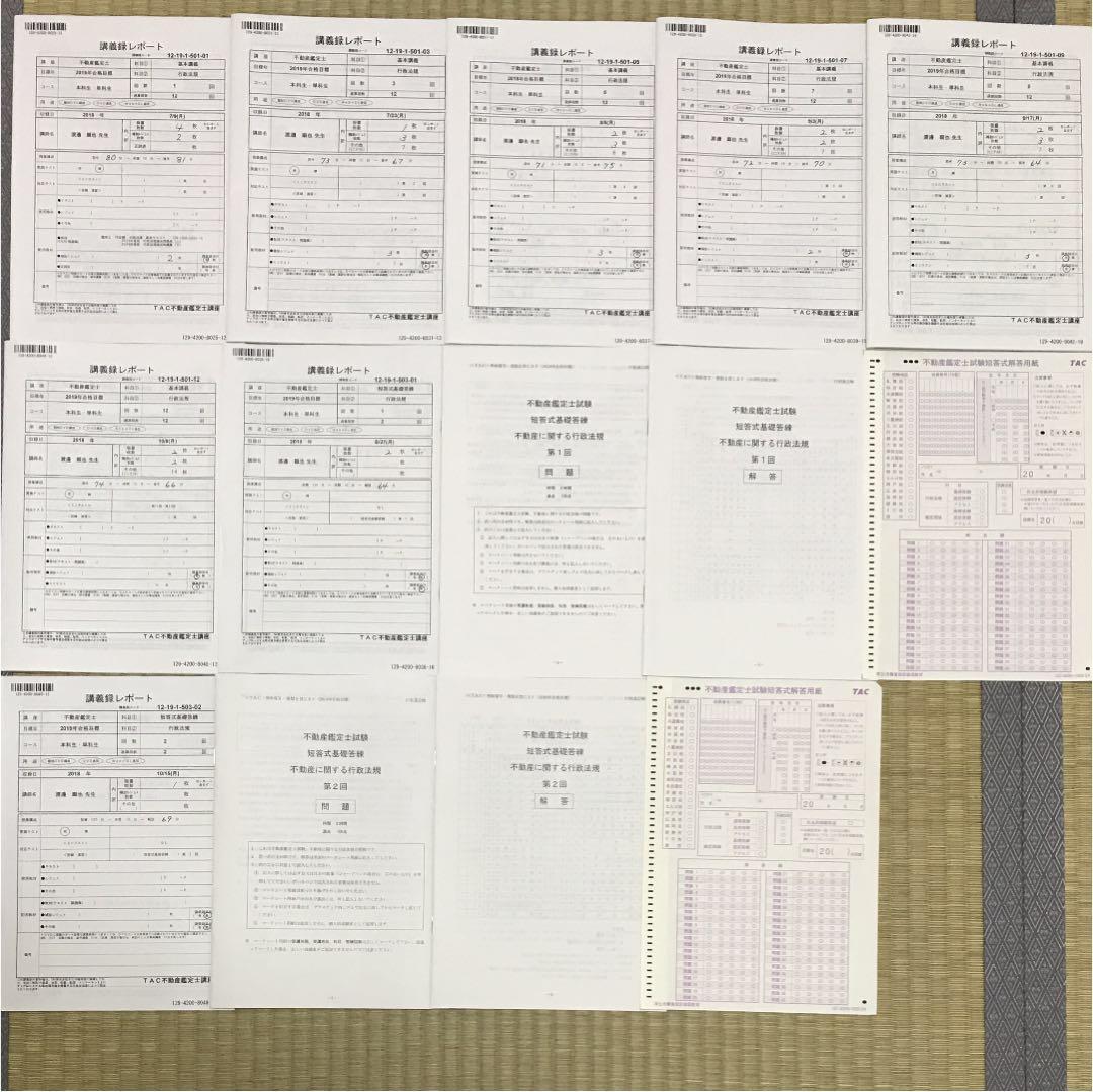 不動産鑑定士 2019年度合格目標 短答式行政法規セット