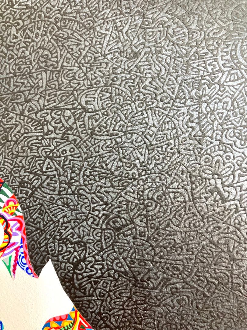 原画　龍　動物画　絵画　アクリル画　現代アート　細密画　手描き　一点物