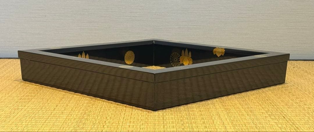 村田宗覚 高台寺蒔絵 炉縁 共箱 茶道具