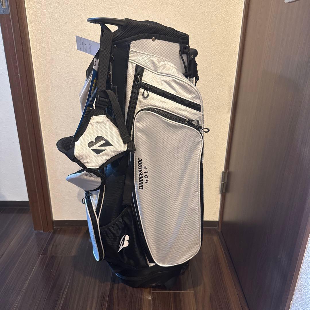 BRIDGESTONE GOLF キャディバッグ 白・黒