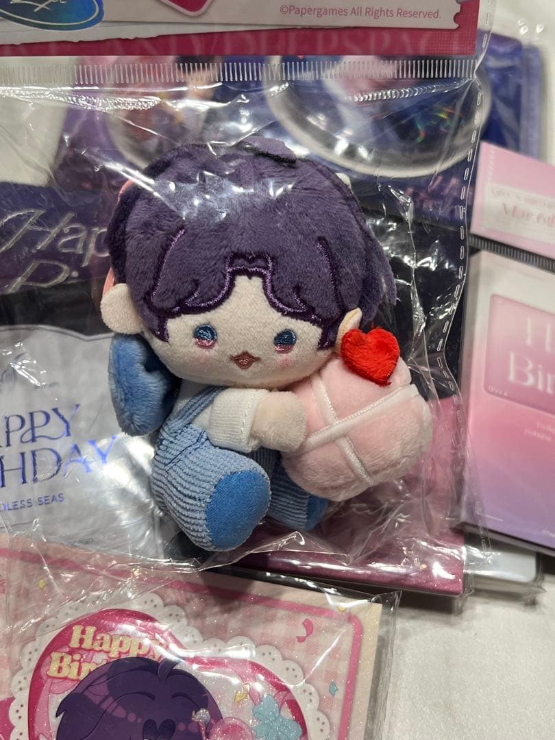 公式恋と深空 ホムラ 誕生日セットアクスタ 缶バッジ ぬいぐるみ　即日発送
