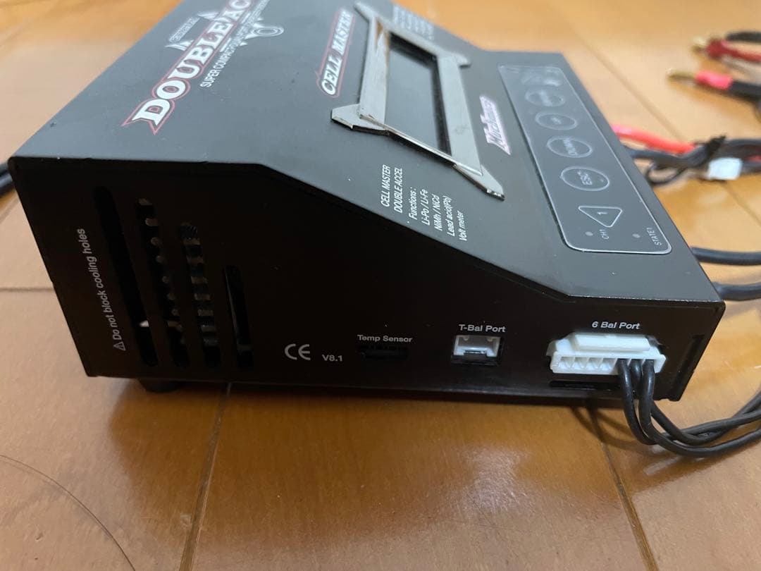 【2本同時充電】マッチモア 充電器 セルマスター ダブルアクセル ブラック