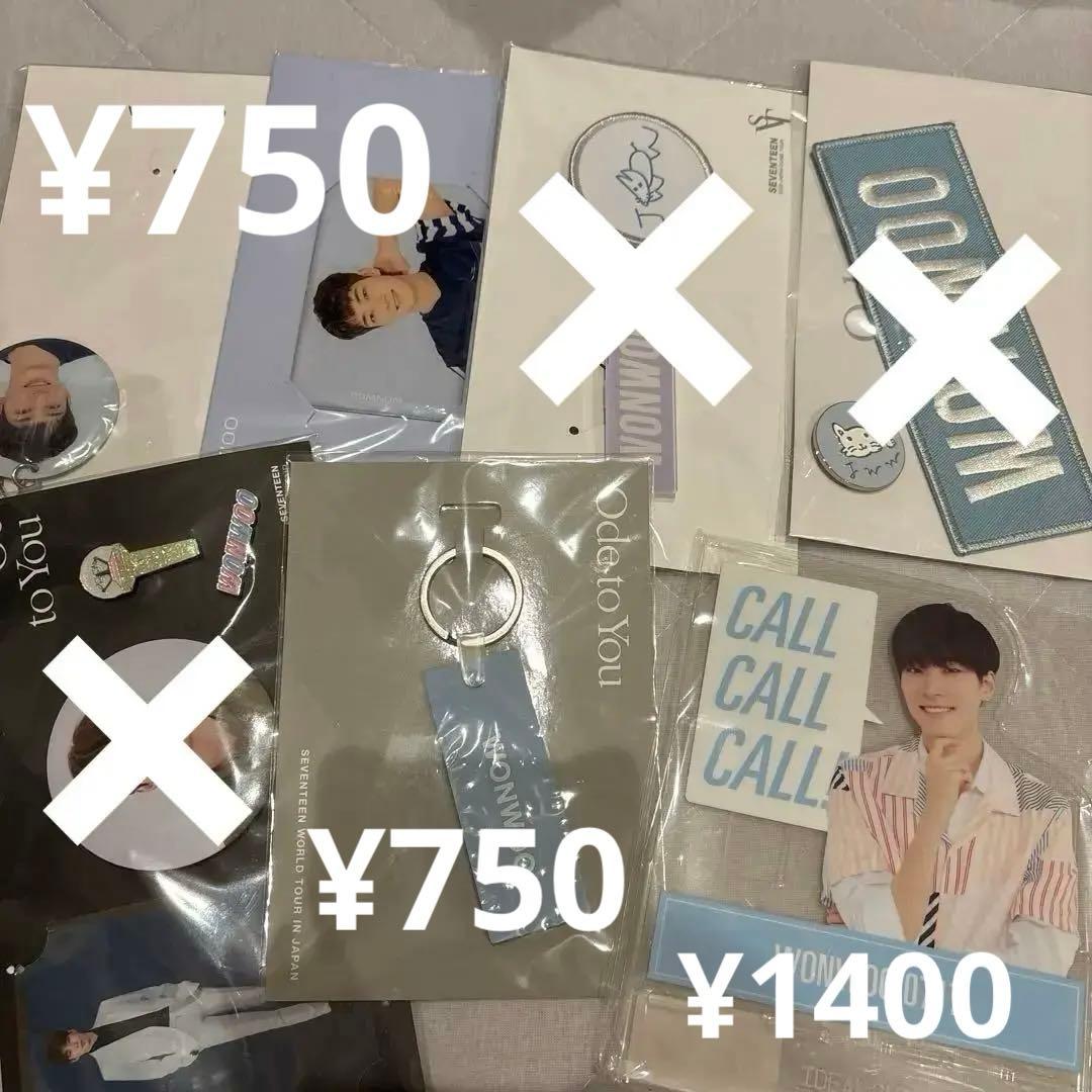 SEVENTEEN ウォヌ グッズ【バラ売り】