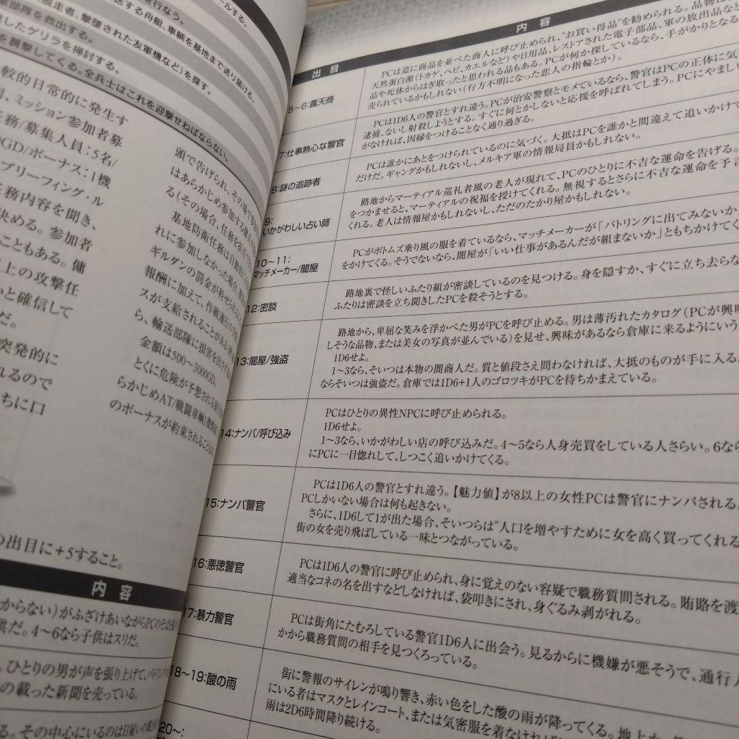【初版本】装甲騎兵ボトムズTRPG