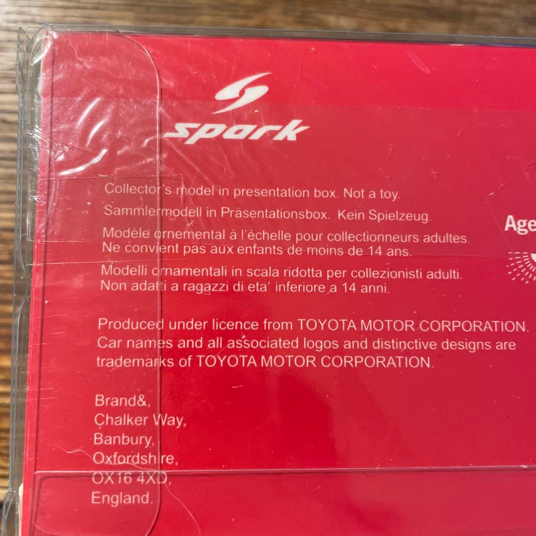 絶版　TOYOTA GR別注　1/43 GR スープラ レーシング コンセプト