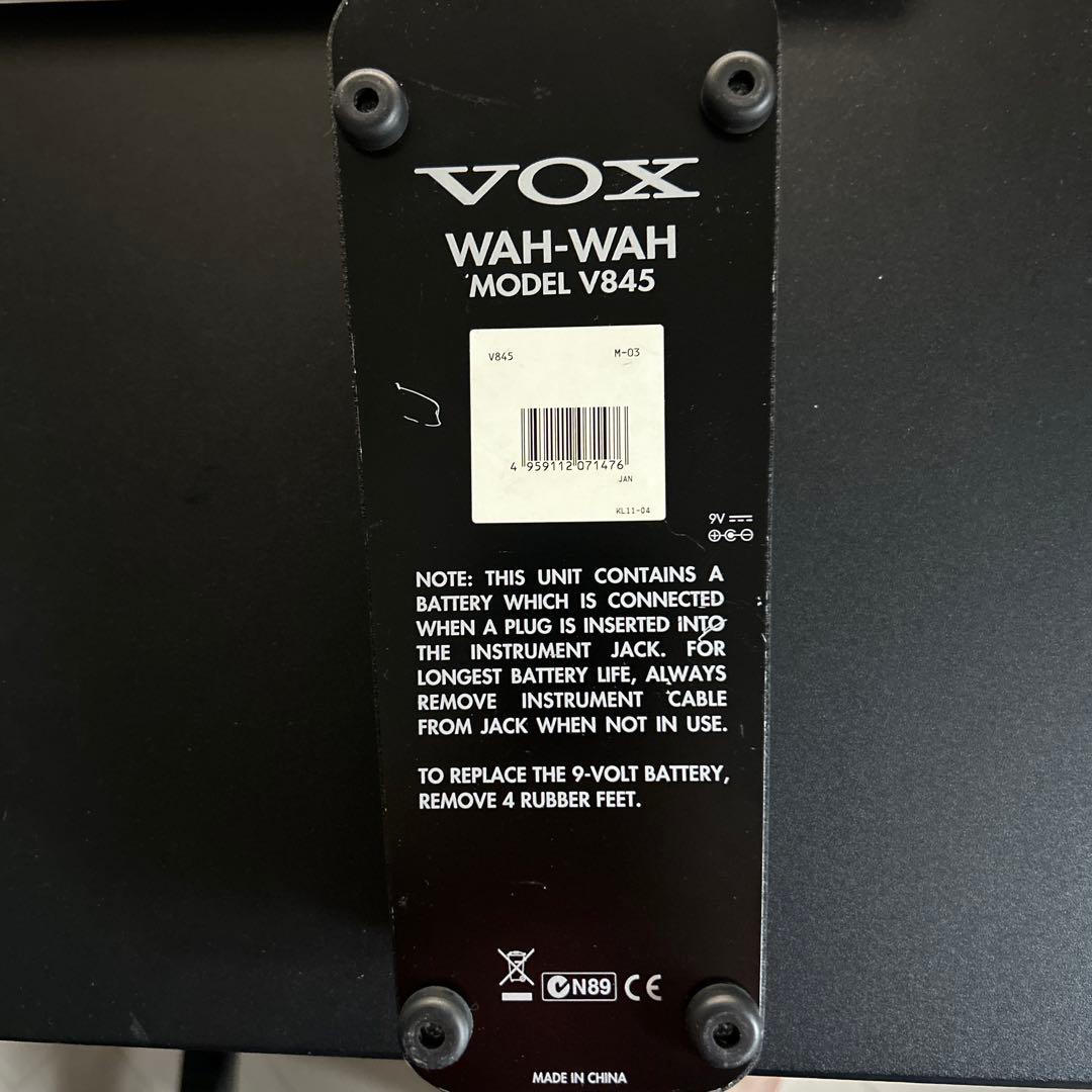 希少品ファンクおじさん製VOXワウペダルfunk ojisan V845wah