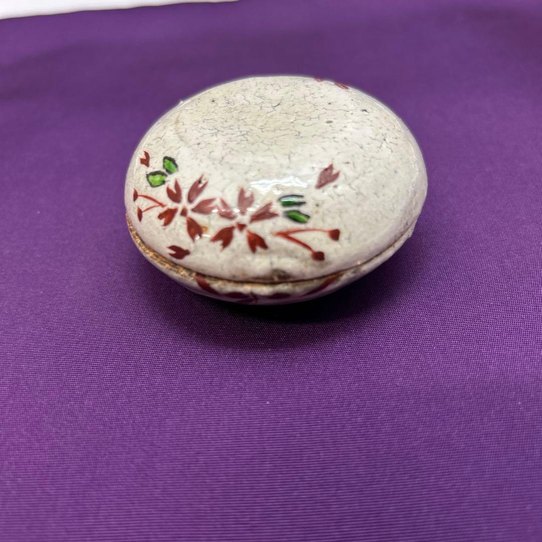 赤絵春秋香合
