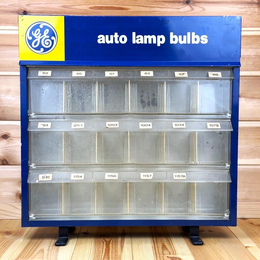 ゼネラルエレクトリック GE バルブ ケース ディスプレー ビンテージ 看板