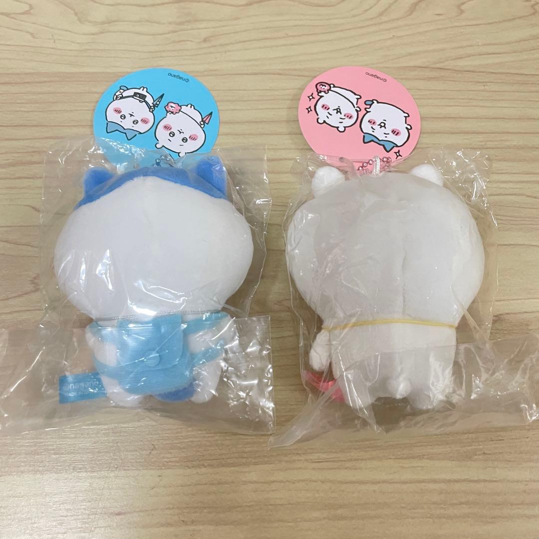 【新品タグ付き】ちいかわ ハチワレ おでかけ楽しみ!なぷちミニマスコット 最初期