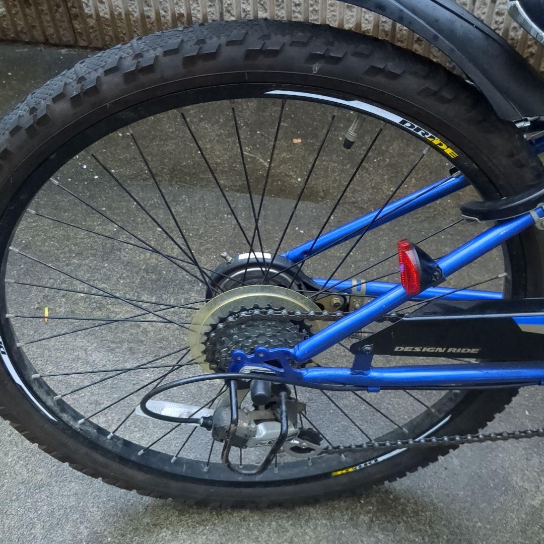 直接取引　静岡県駿東郡　自転車 あさひドライドS3 青 24インチ 6段変速