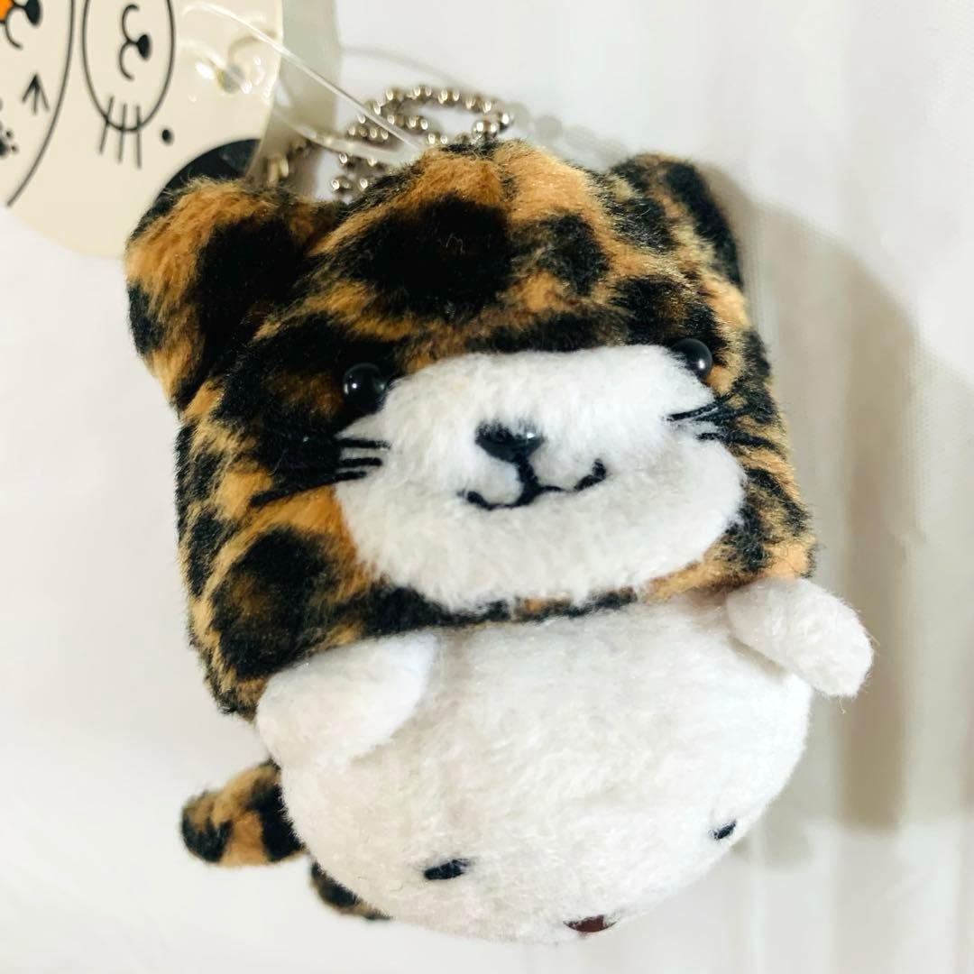 レトロ　ネコっかぶり　サンレモン　ヒョウ柄　豹柄　猫　ぬいぐるみ　着ぐるみ　希少