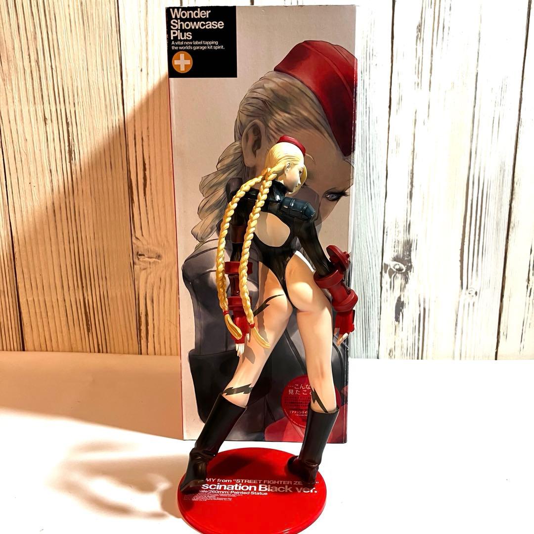 海洋堂 ストリートファイターZERO3 キャミィ 1/6 ブラック、ホワイト