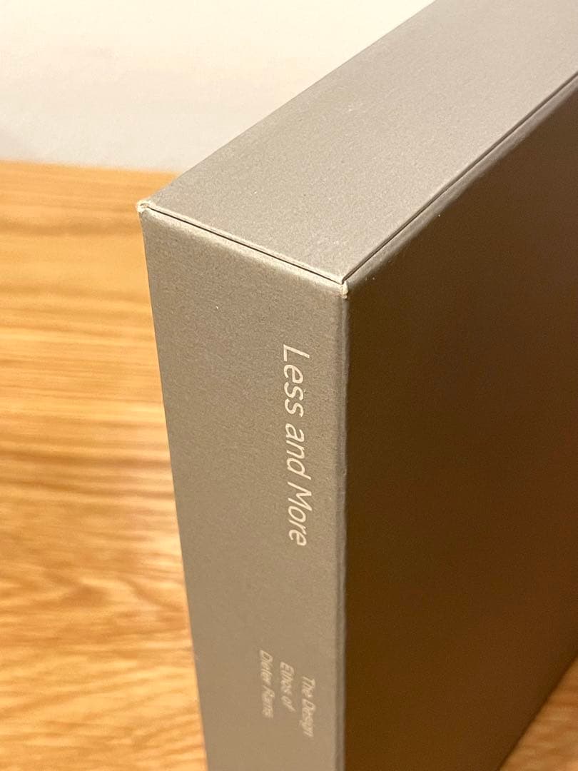 【希少・完品】ディーター・ラムス展 図録「Less and More」特典付