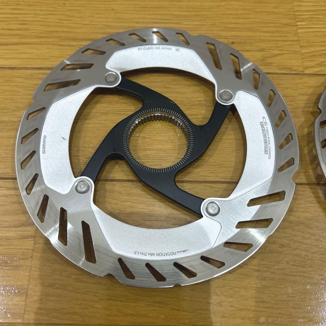 シマノ アルテグラ ディスクローター RT-CL800 160&140セット①