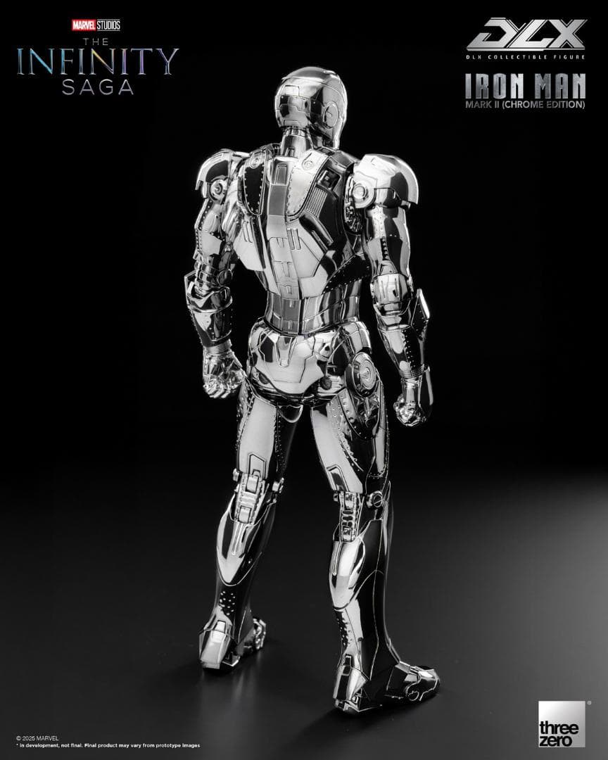 threezero DLX アイアンマン マーク2 クローム 3Z0924