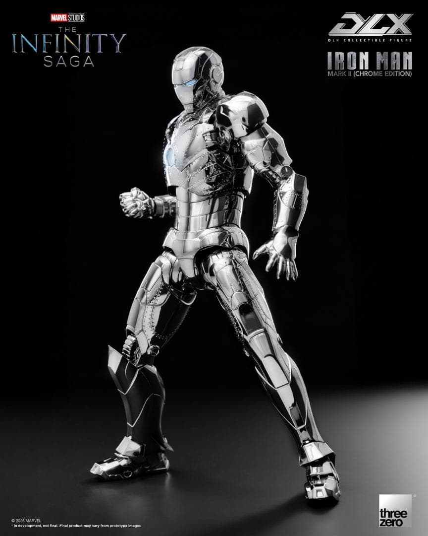 threezero DLX アイアンマン マーク2 クローム 3Z0924