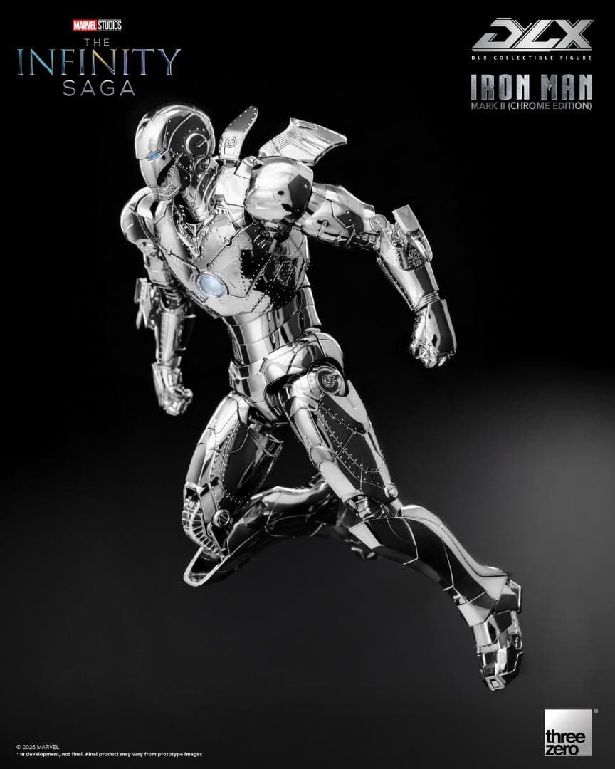 threezero DLX アイアンマン マーク2 クローム 3Z0924