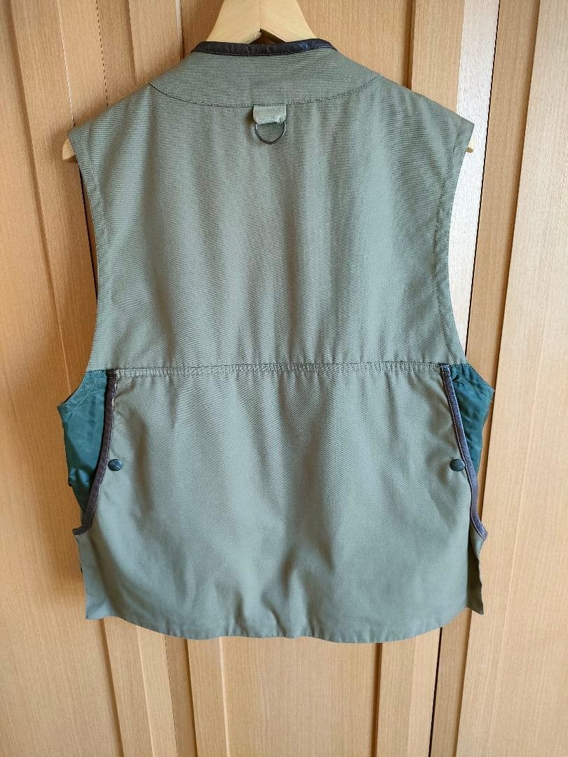 希少 フランス レスキモー メンズ カーキ フィッシング ベスト L
