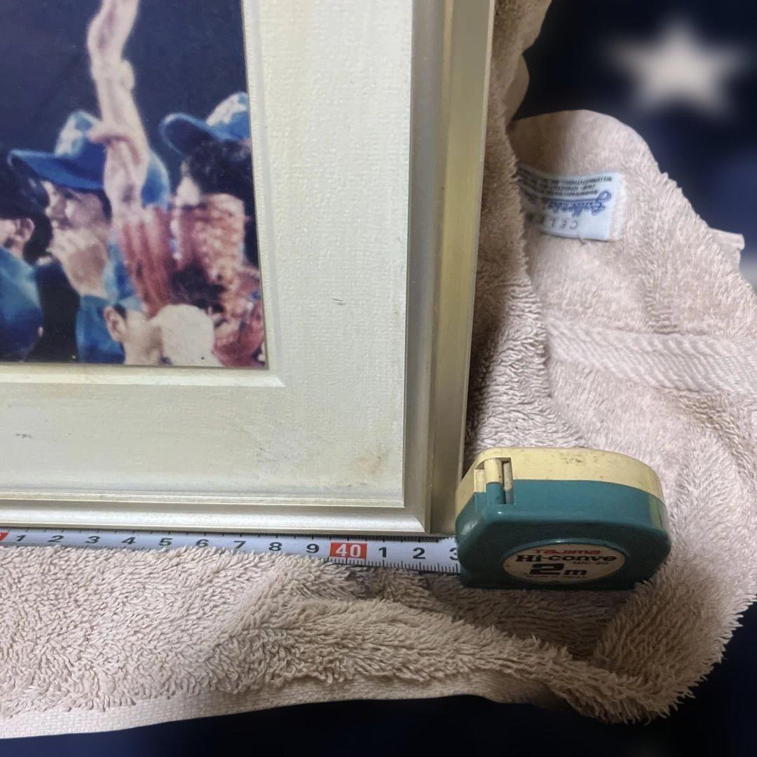 野球 祝賀シーン フレーム付き写真 約40cm x 30cm